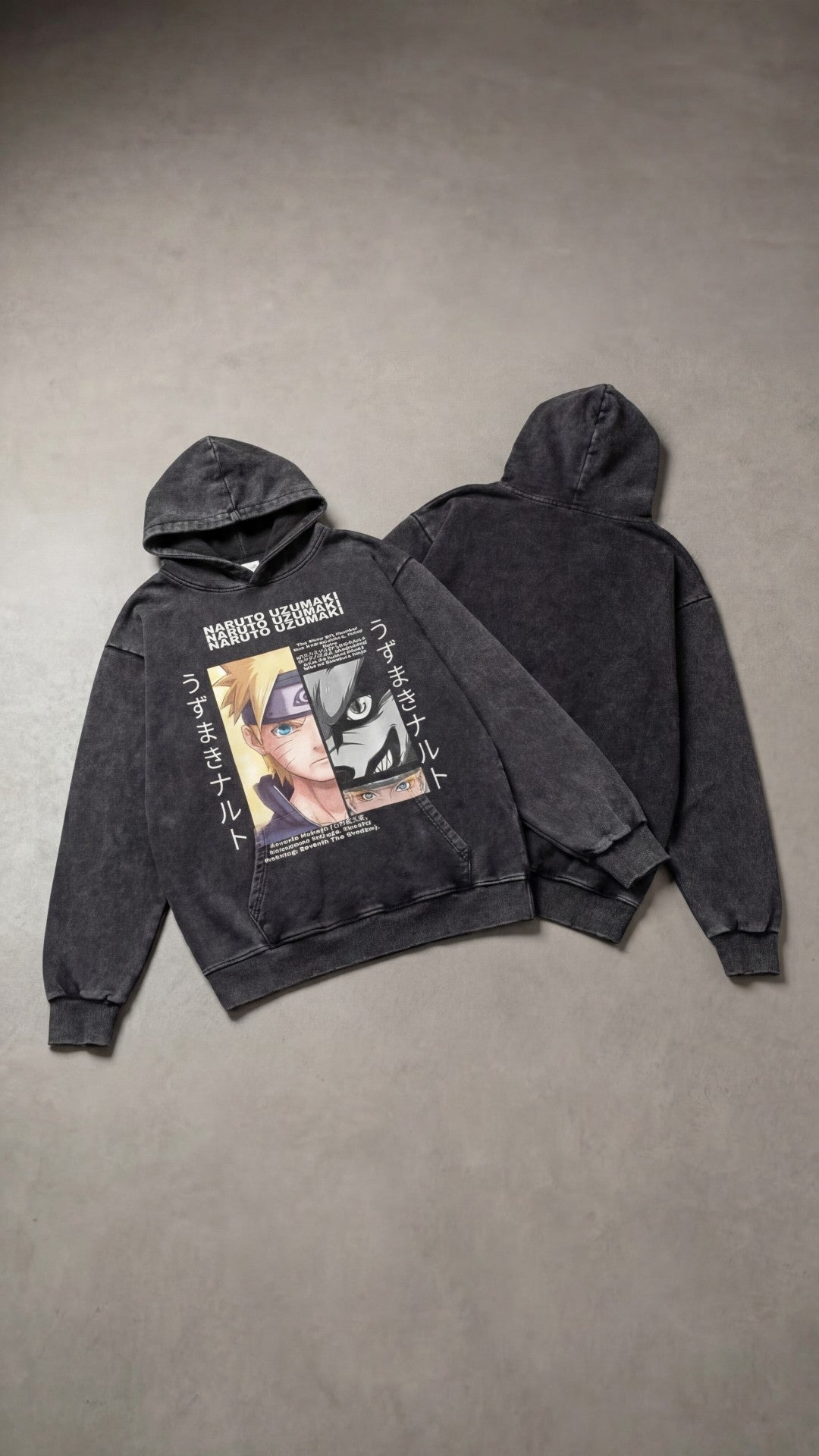 Sweat à capuche Naruto X Kurama